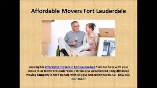 Affordable Movers Fort Lauderdale