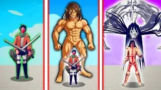 EVOLUTION OF EREN TRANSFORM TITAN ( ATTACK ON TITAN ) | TABS - Totally Accurate Battle Simulator
