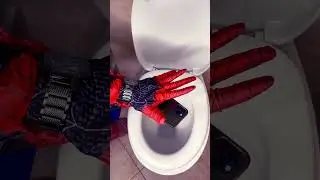 Spider-Man dropping a phone #shorts SuperheroTV