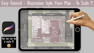 *Beginner's Guide*How to draw and render plan to scale in 