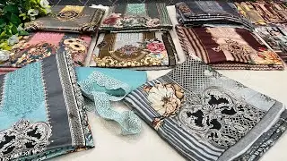 Cotton Lawn dress. Pakistani cotton lawn suits 2023. Lawn suit & Cotton Dupatta +91-7051012285