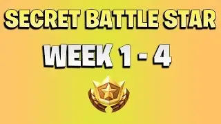 ALL Fortnite season 6 Hidden Battle Star Locations week 1 to 4   Season 6