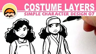 How To Tell Stories With Costume Layers - Simple Character Design