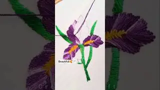 😍 Beautiful Embroidery #shorts #embroidery #viral #foryou #trending #ytshorts