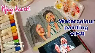 #Vika Lakshmipriya Swaminathan  Creates STUNNING  New Watercolour Art  #watercolor