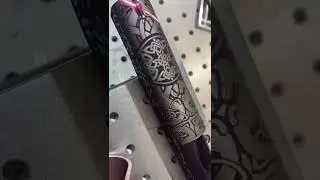 Fiber laser machine engraving on Polymer #haotian_laser #fiber_laser_engraving