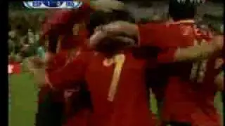 Iraq vs Spain 0-1 Confederations Cup 17/06/2009 David Villa Goal OFFICIAL