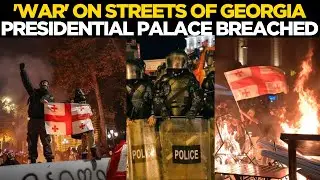 Georgia Riots LIVE: Protesters Rally Outside Presidential Palace In Tbilisi | Georgia Unrest LIVE
