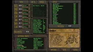 Fallout Character Creation Strenghts Skills & Additional Traits