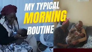 My Typical Morning Routine as a mom with a newborn. / Mom life 