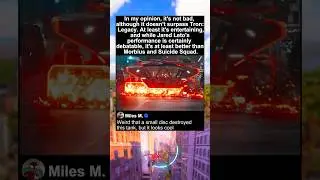 Tron: Ares (2025) - Jared Leto destroyed a tank with a disc