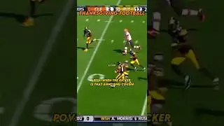 POV: Playing football on Thanksgiving with your family🦃 #shorts #nfl