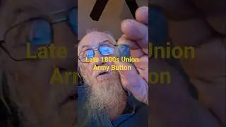 1800s Union Army Button #artifacts #antique #west #army