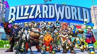 Overwatch - BLIZZARD WORLD New Map Gameplay