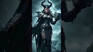 Maleficent and Thor: Epic Magical Dance in the Sky | Cinematic Fantasy Scene