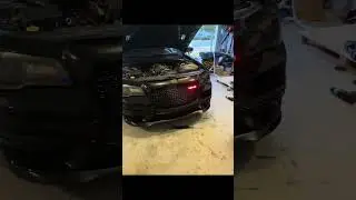 Led badge Install #chrysler300 #hemibadge #led
