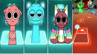 Incredibox sprunki-zoonomaly Edition -All reaction in coffin dance tiles hop EDM RUSH Ep70