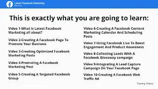 Facebook Marketing - Introduction Video