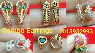 SMC 371 | Bali or Hoop Earrings @| 7013932993  J Shape Studs | Trunk Earrings | Southscrew