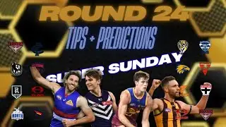 ROUND 24 AFL TIPS + PREDICTIONS 2025 | HamFooty