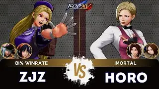 KOF XV🎞️ZJZ (Hinako/Nakoruru/Isla) vs HORO (Mai/Whip/King) 🎞️Replay Match - 11/25