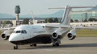 Low speed rejected take-off at YVR - North Cariboo Air Avro RJ100 C-FSUA