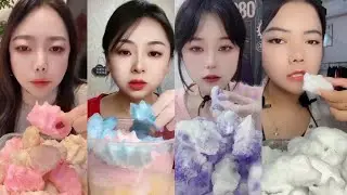 ASMR EATING ICE DUMPLINGS | ICE BITES