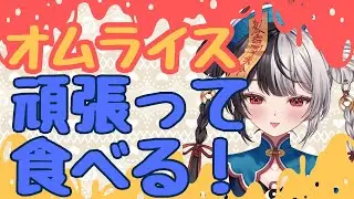 ご飯一人だと食べられそうになくて！配信付けさせて！/Wi-Fi不調ごめんね【#新人VTuber】