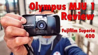 Olympus MJU 1 Point & Shoot Film Camera Review . Fujifilm Superia 35mm Analog Street Photography