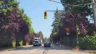 Driving through SW Marine Drive, Vancouver BC 🇨🇦