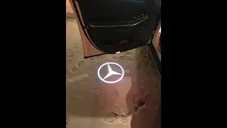 HOW TO : DIY Mercedes GL 350 Projector Door Light Installation #diy #mercedes #automobile #mercedes