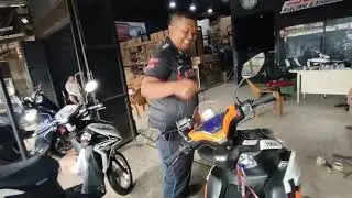 CREW BALAP RACETECH NOSTALGIA PAKE KNALPOT RACING TRIOVAL DI AEROX NEW PRODUK SKR RACING EXHAUST 