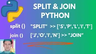 Python split and join