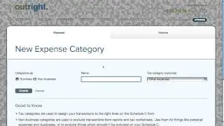 Outright How To: Create a New Category