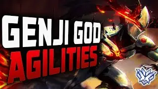 USA GENJI GOD - Agilities! Pro Genji! [ OVERWATCH SEASON 12 TOP 500 ]
