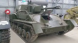 SU-76M at AusArmourFest 2022. Soviet SPG.