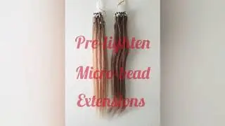 Micro-bead Extensions Holiday Hair Part 1....