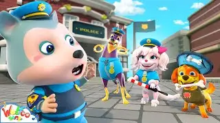 Puppy in Trouble! Police to the Rescue 🚓❤️ More Puppy Song & Nursery Rhymes | Happy Songs