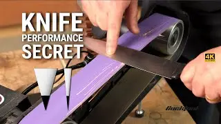 WHAT IS BEYOND SHARP 🔪 My First Time Thinning a Knife (Bucktool 2x42 Review) [4K]