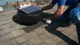 Solar Powered Attic Fan Installation - Part 6 - Installing the Fan