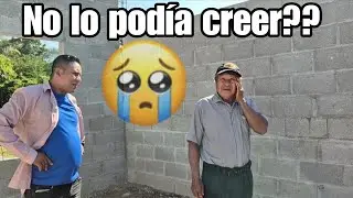 Así fue la reacción de mi papá al ver la 🏠sele rodaron sus lágrimas 😢 