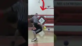 🥶🥶Crazy Backflip Dodge in Dodgeball! #shorts