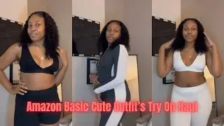 MY FIRST TRY ON HAUL + amazon basic cute outfits + affordable clothing + my mommy rates my outfits