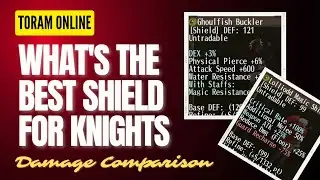 Shield Damage Comparison for Dex Based Characters | Toram Online