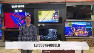 LG 50UN74003LB kicsomagolás és bemutató