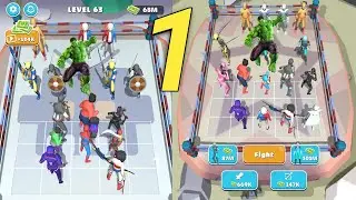 Merge Master Super Hero Gameplay All Level merge master superhero fight Apk Mod Merge Master iOS New