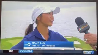 Malia Loo on Golf Channel @ PURE Insurance Championship - Pebble Beach