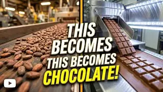 &ldquo;From tiny cocoa beans to chocolate bars 🍫 Watch how your favorite treat is made!&rdquo;