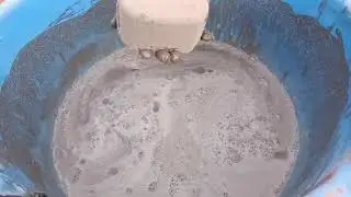 Milky softy sand Cement crumbling in water #softcement #softsandcementcrumbles #watercrumble