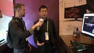 CES 2020 - MSI Optix MEG381CQR Gaming Monitor